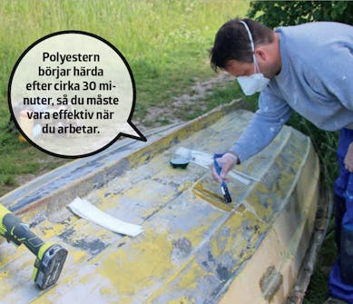 Så här arbetar du med glasfiber Så här arbetar du med glasfiber